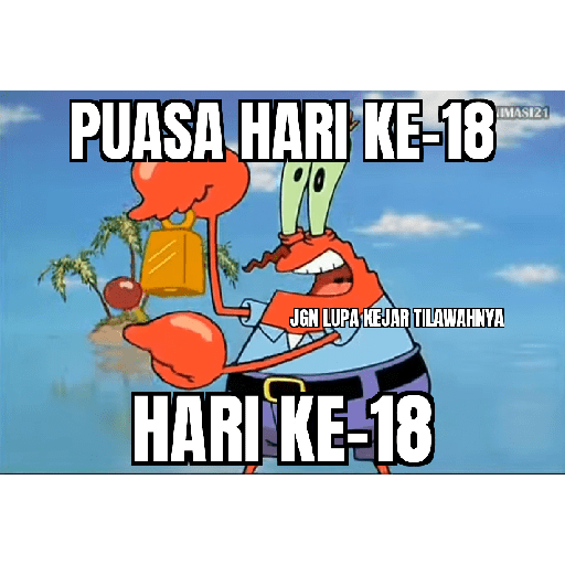 Puasa Harian - Spongebob 18