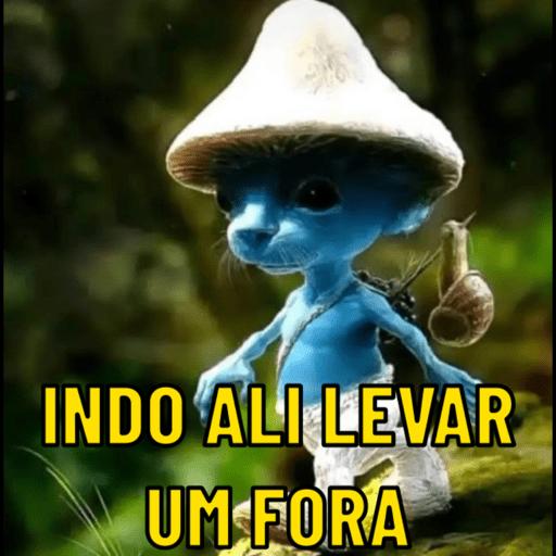 MEME GATO SMURF  14