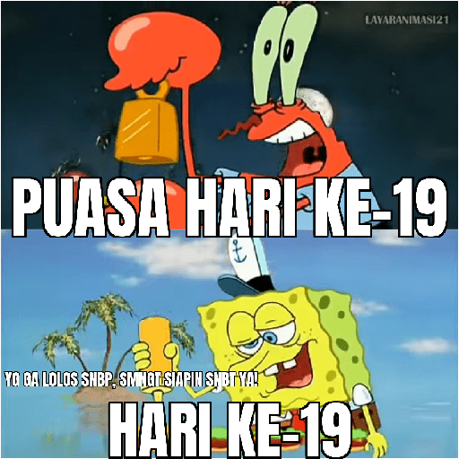 Puasa Harian - Spongebob 19