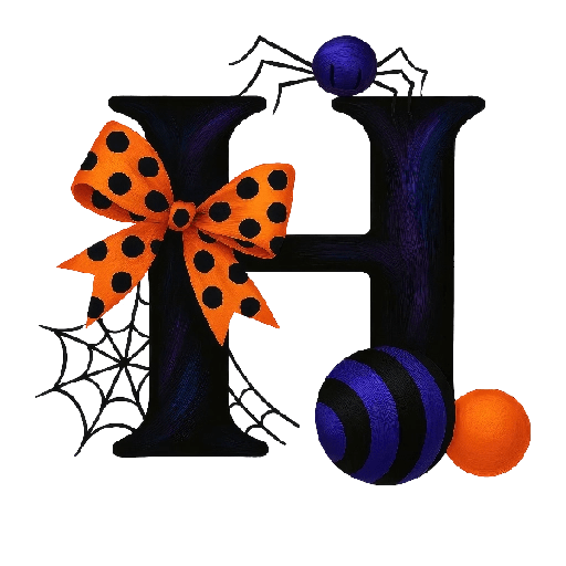👻Halloween letras abecedario 🎃 8