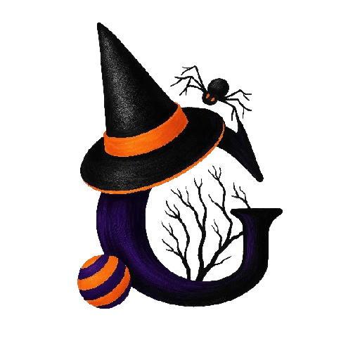 👻Halloween letras abecedario 🎃 7