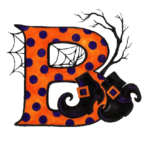 👻Halloween letras abecedario 🎃 2