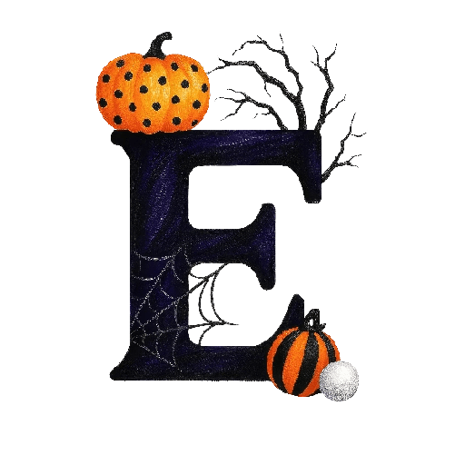 👻Halloween letras abecedario 🎃 5