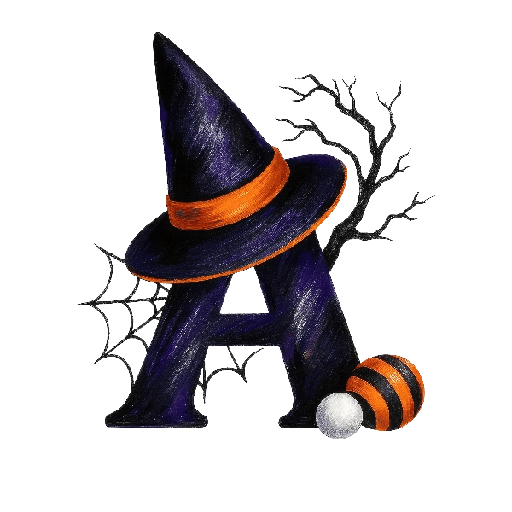 👻Halloween letras abecedario 🎃 1