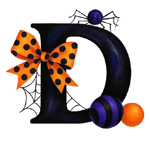 👻Halloween letras abecedario 🎃 4