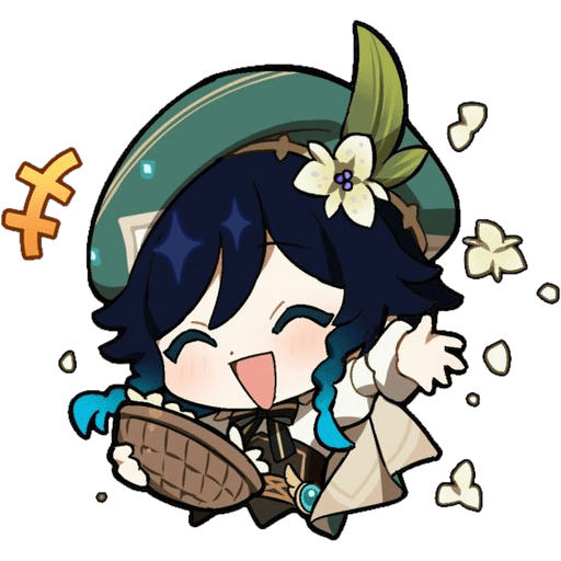 Mondstadt genshin stickers 29