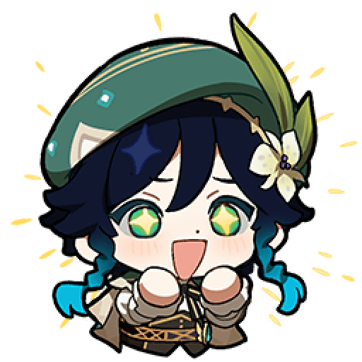 Mondstadt genshin stickers 30