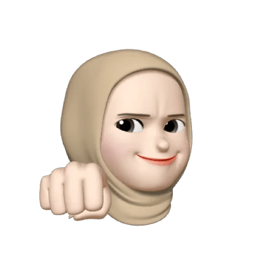 Memoji hijabi🤎 17