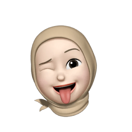 Memoji hijabi🤎 23