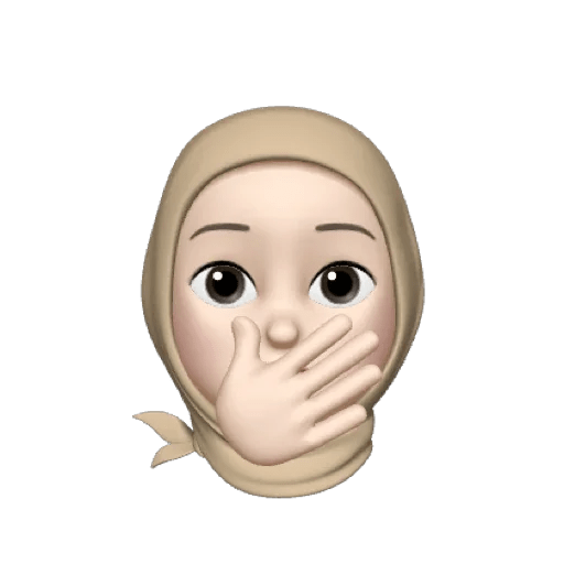 Memoji hijabi🤎 18