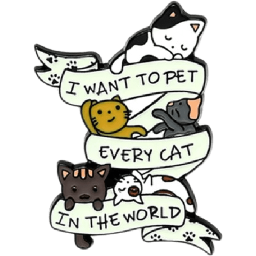 CATS enamel pin collection 22