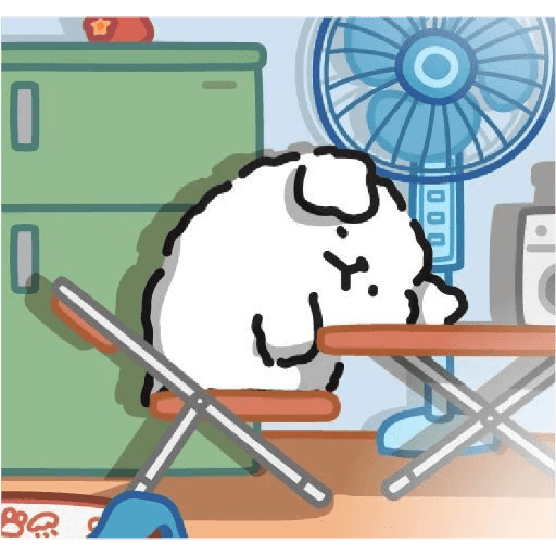 Anjing lucu putih 1