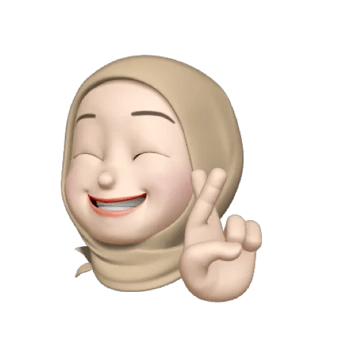 Memoji hijabi🤎 19