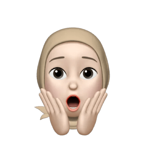 Memoji hijabi🤎 22