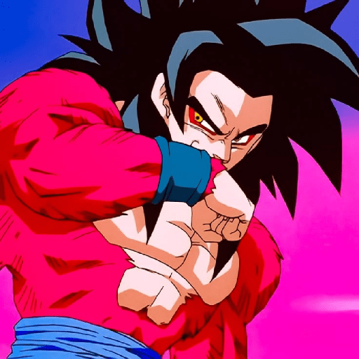 Goku ssj 4 y blue kaioken 5