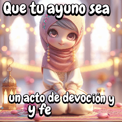 Ramadán  niña cute ✨️🙏 8