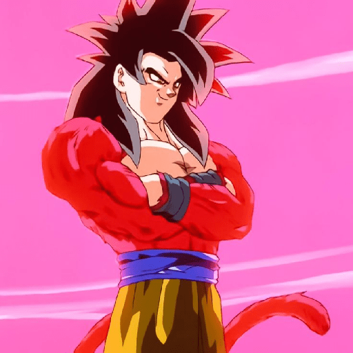 Goku ssj 4 y blue kaioken 8