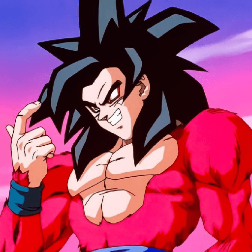 Goku ssj 4 y blue kaioken 7