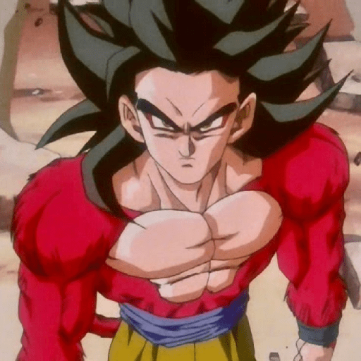 Goku ssj 4 y blue kaioken 6