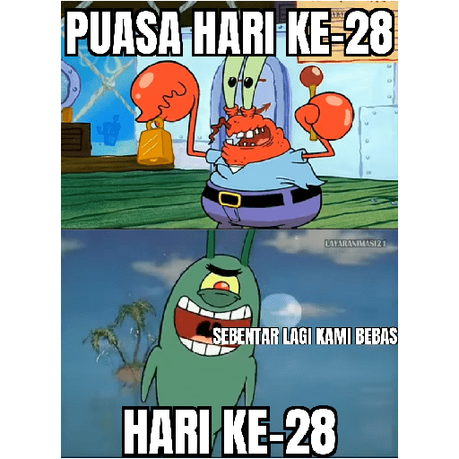 Puasa Harian - Spongebob 28