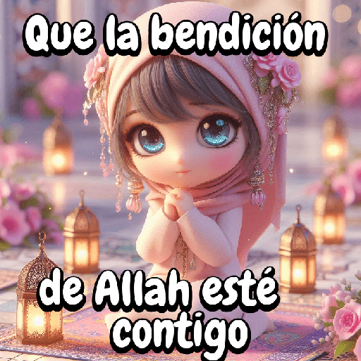 Ramadán  niña cute ✨️🙏 5