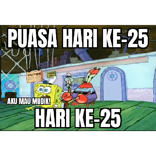 Puasa Harian - Spongebob 25