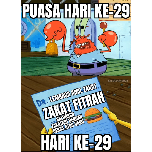 Puasa Harian - Spongebob 29
