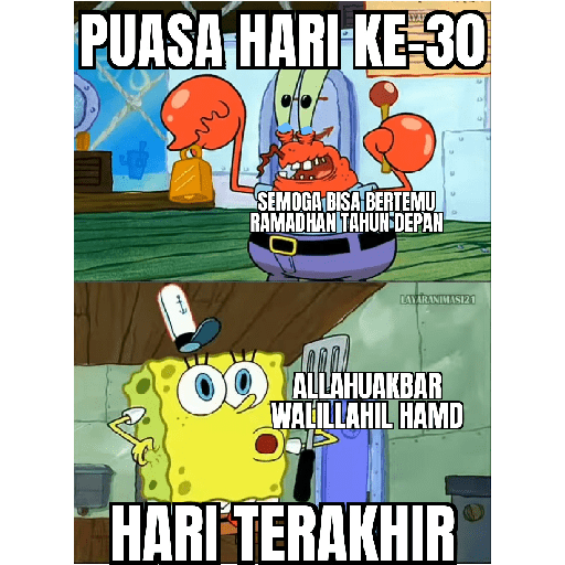 Puasa Harian - Spongebob 30