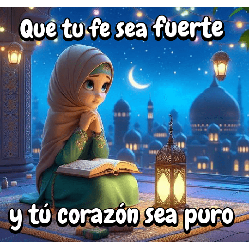 Ramadán  niña cute ✨️🙏 10