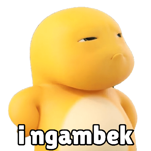 Dino Kuning NailoongSticker100 27