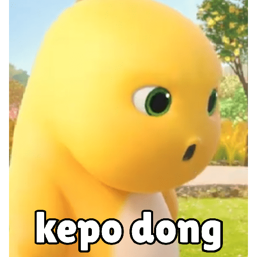 Dino Kuning NailoongSticker100 30