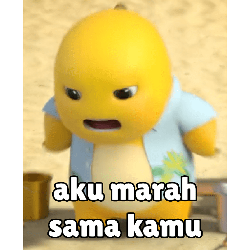 Dino Kuning NailoongSticker100 24