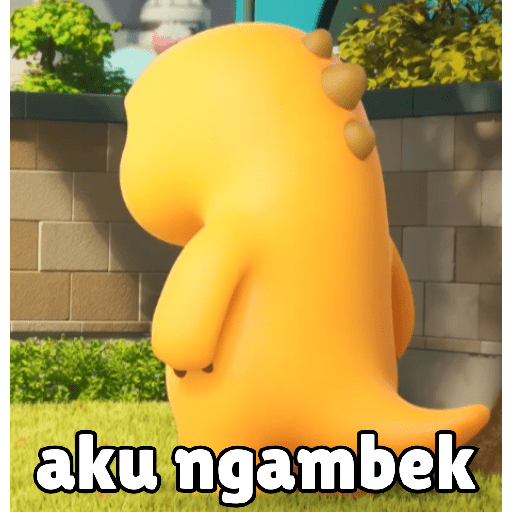 Dino Kuning NailoongSticker100 26