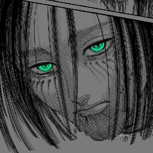 Shigeki glowing eyes mangá 13