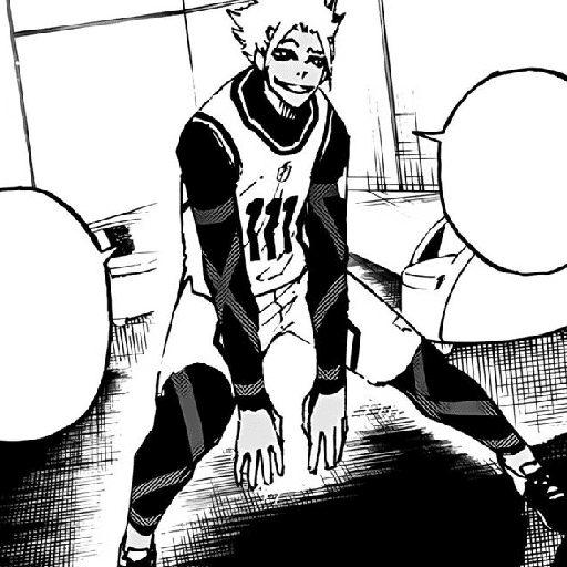 Crouched smile