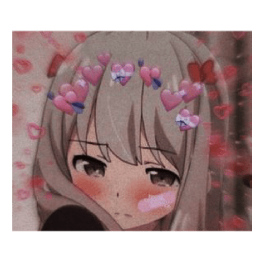 Anime con corazones 4