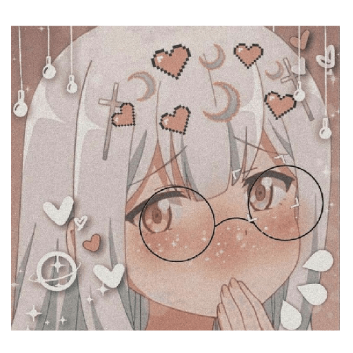 Anime con corazones 3