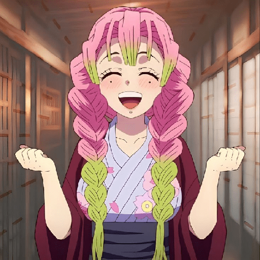Mitsuri alegre