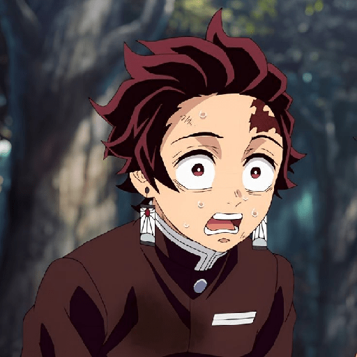 Tanjiro chocado