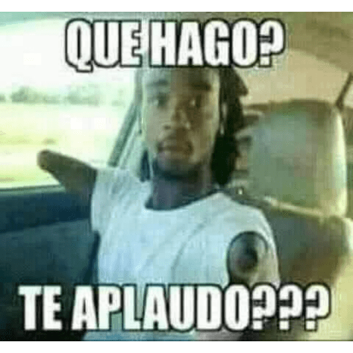 Que hago te aplaudo? 1