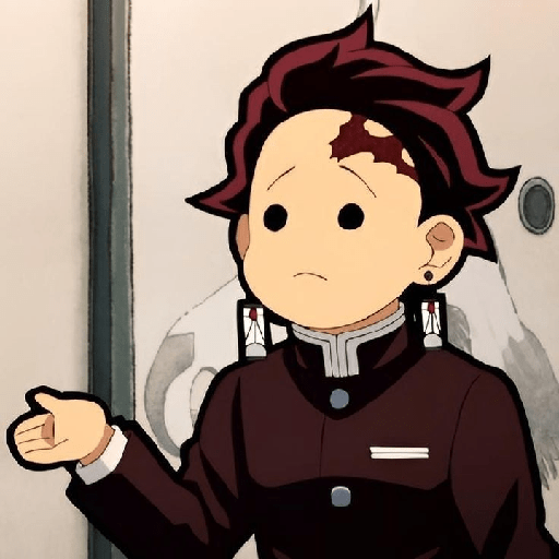 Tanjiro confuso