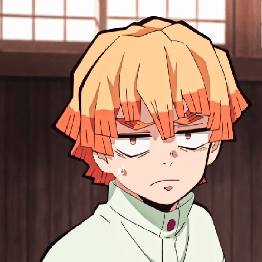 Zenitsu irritado