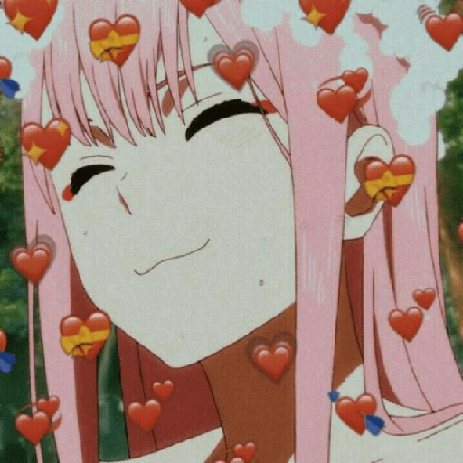 Anime con corazones 21