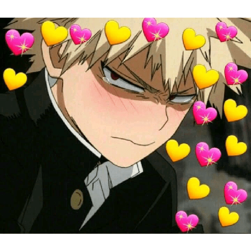 Anime con corazones 28