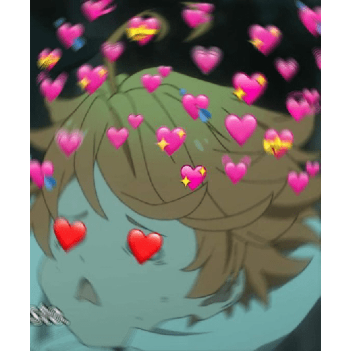 Anime con corazones 22