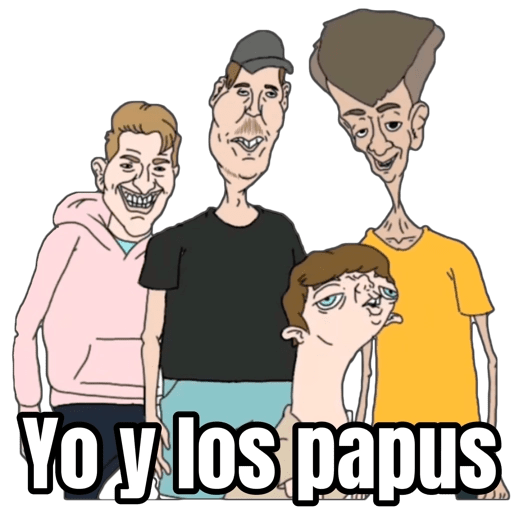 Los Papus & yo 😎🧐 1