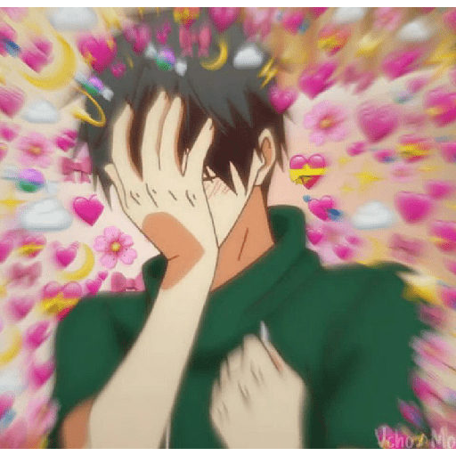 Anime con corazones 29
