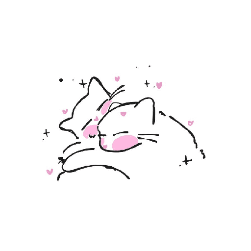 Cute kitten drawings 🎀🐈‍⬛ 3