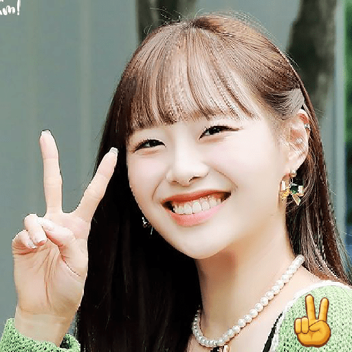 Chuu imitando Emojis 😻 19