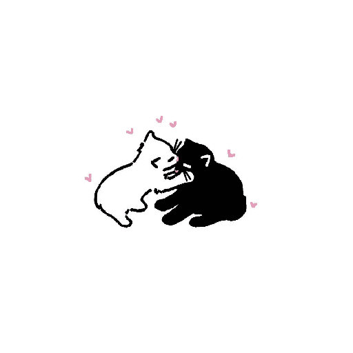 Cute kitten drawings 🎀🐈‍⬛ 6